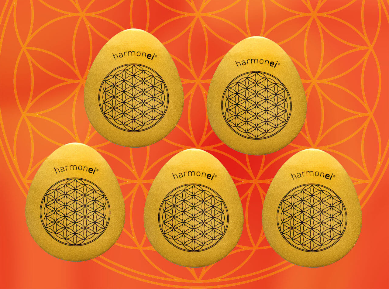 Elektrosmog-Schutz mit dem Aufkleber Handy-Schutz harmonei®.