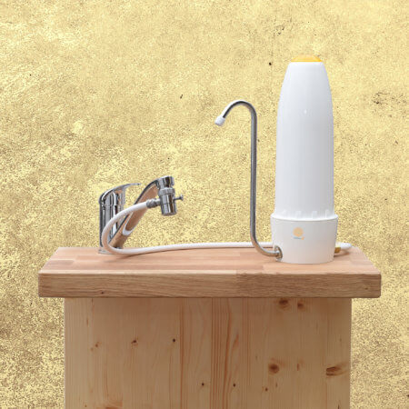 Trinken Sie gesundes Wasser mit dem Wasserfilter harmonei®.