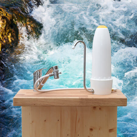 Mit dem Wasserfilter harmonei® haben Sie immer gesundes Wasser.