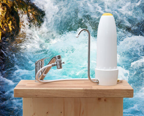 Mit dem Wasserfilter harmonei® haben Sie immer gesundes Wasser.
